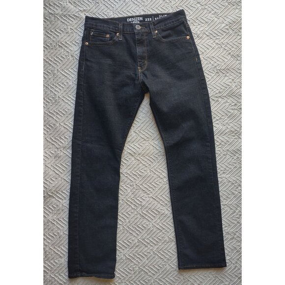 Levi's Denizen 232 Slim Straight Jeans Size 30 X 30 Men's Dark